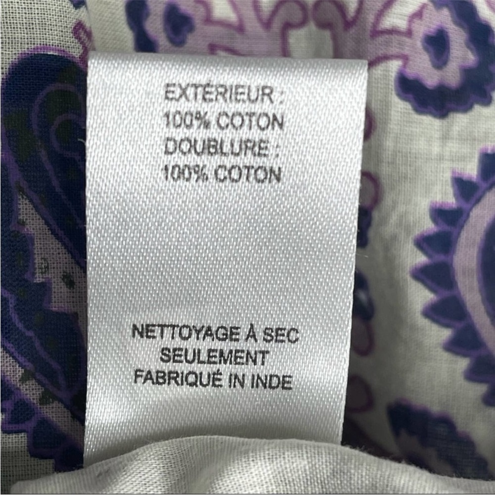 Sea New York Brigitte Border Long Sleeve Romper Size 12 Multicolor Purple NWOT - Picture 15 of 16